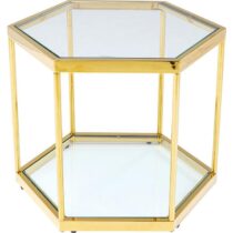 Kare Design Salontafel Comb Gold Tafels Goud Glas