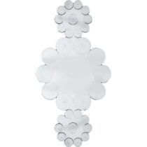 Kare Design Spiegel Ice Flowers 194x102cm Spiegel Zilver Glas