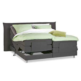 Karlsson Silkeborg Romantisk Elektrische Boxspring 160 x 210 Slapen & beddengoed Grijs Metaal