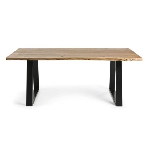 Kave Home Alaia Eettafel 200 x 95 cm Tafels Bruin Hout