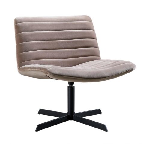 Kick Fauteuil Beau - Velvet Champagne Stoelen Beige Velours