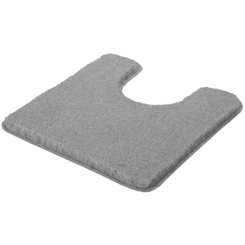 Kleine Wolke Toiletmat Relax 55x55 cm grijs Badtextiel Grijs Polypropyleen