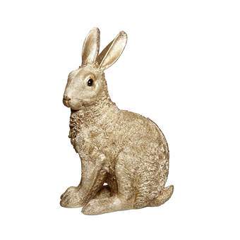 &Klevering Coinbank Rabbit Spaarpot Woonaccessoires Goud Polyresin