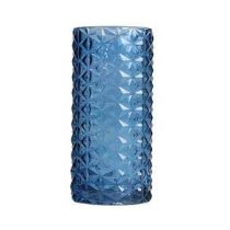 &Klevering Vase 70 Vaas Woonaccessoires Blauw Glas