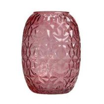 &Klevering Vase 70 Vaas Woonaccessoires Roze Glas