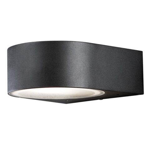 Konstsmide Teramo Wandlamp Buitenverlichting Zwart Aluminium