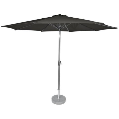 Kopu® ronde stokparasol 300 cm Calma - Antraciet Zonwering Grijs Polyester