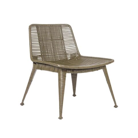 LABEL51 - Fauteuil Rex - Army Rotan Stoelen Groen Rotan