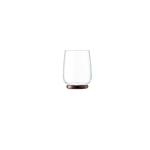 LSA Oro Waterglas 390 ml Set van 2 Stuks Glazen Koper Glas