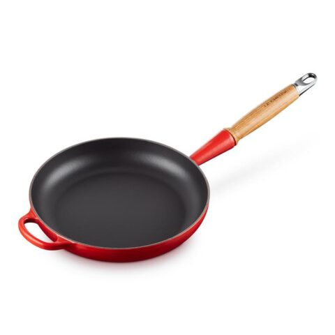 Le Creuset Koekenpan Ø 24 cm - Kersenrood Pannen Rood Gietijzer