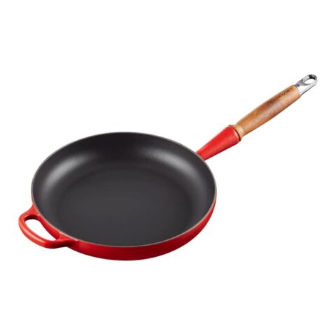 Le Creuset Koekenpan Ø 26 cm - Kersenrood Pannen Rood Gietijzer