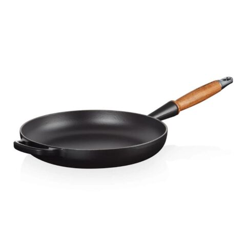 Le Creuset Koekenpan Ø 26 cm - Zwart Pannen Zwart Gietijzer