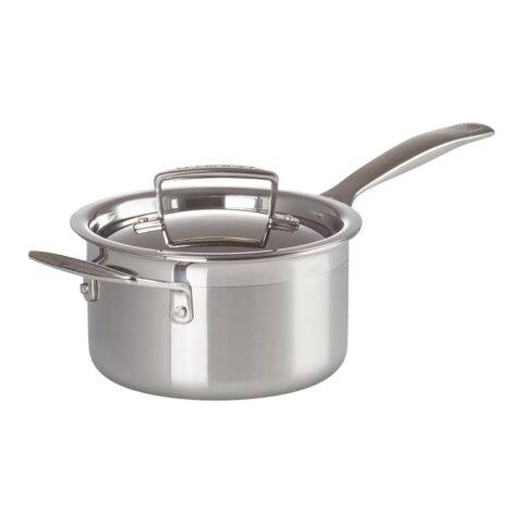 Le Creuset Steelpan Incl. Deksel Ø 16 cm Pannen Zilver RVS