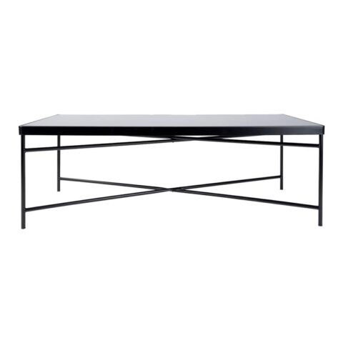 Leitmotiv Smooth Salontafel - Mat zwart Tafels Zwart Aluminium