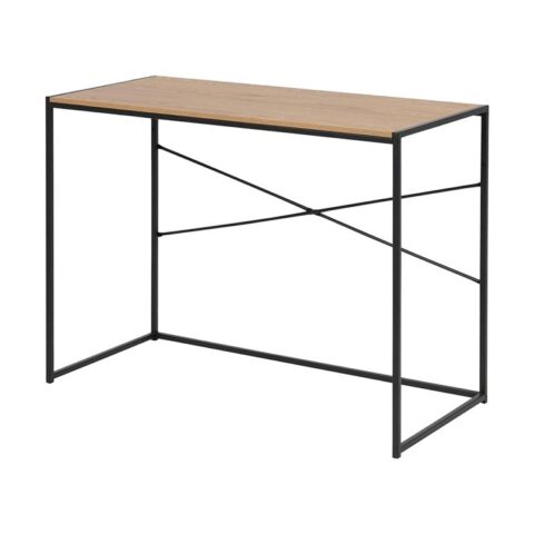 Lisomme Vic houten bureau naturel - 100 x 45 cm Bureau Bruin Hout