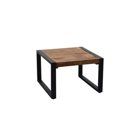 Livingfurn - Salontafel Strong - 60x60x45cm - Mangohout Tafels Bruin Hout