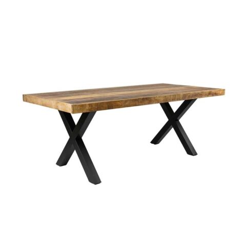 Liviza Eettafel Brut 180 x 90 cm Tafels Bruin Hout