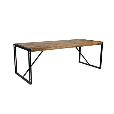 Liviza Eettafel Vedella 220 x 90 cm Tafels Bruin Hout