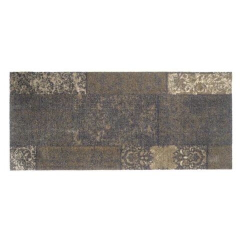 MD Entree - Design mat - Universal - Patchwork Taupe - 67 x 150 cm Woondecoratie Bruin Polyamide