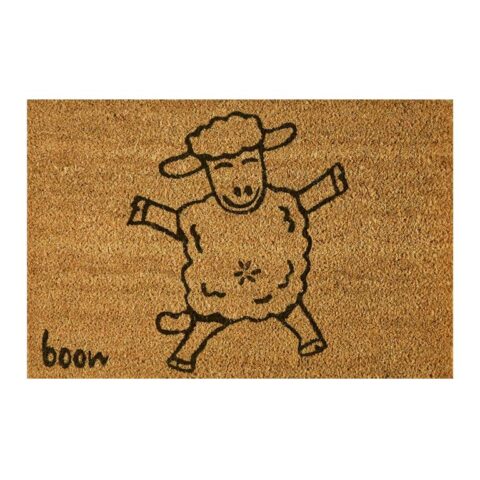 MD Entree - Kokosmat - Freestyle Boon Sheep - 40 x 60 cm Woondecoratie Bruin Kokosvezel