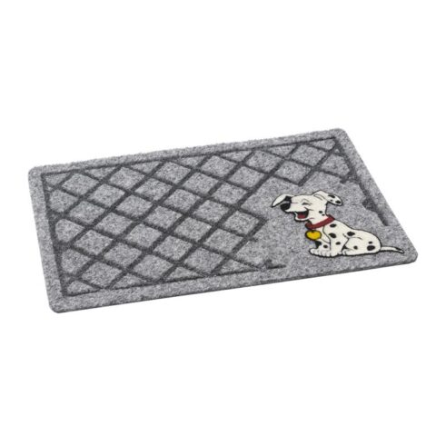 MD Entree - Schoonloopmat - Thermoflock - Dalmatiër - 40 x 60 cm Woondecoratie Grijs Polypropyleen