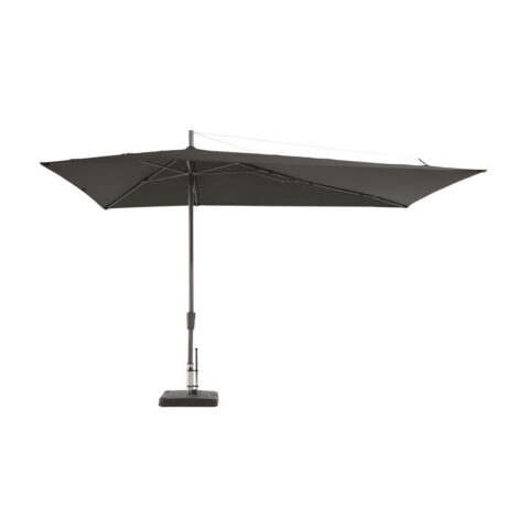 Madison - Parasol Asymetrisch Sideway - Grijs - 360x220 Zonwering Grijs Polyester