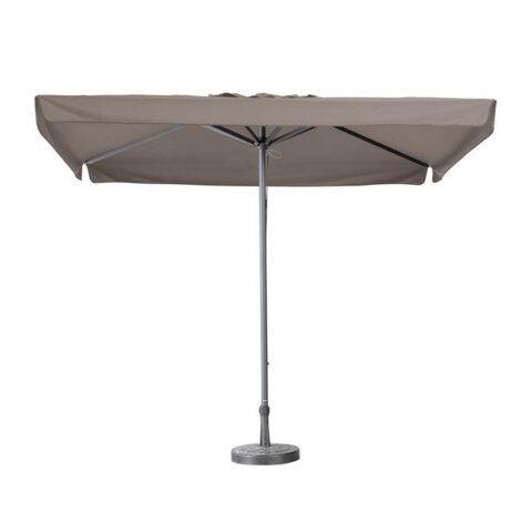 Madison - Parasol Profi-line - Vierkant - Volant Taupe Zonwering Bruin