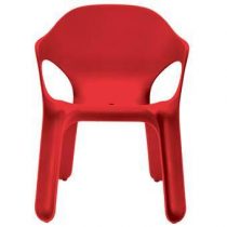Magis Easy Chair Stoel Tuinmeubels Rood Kunststof