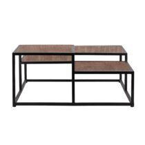 Meer Eleonora Salontafel 90x90 cm Tafels Bruin