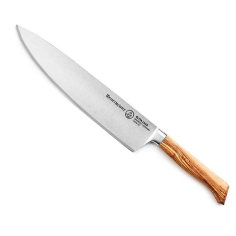 Messermeister Oliva luxe koksmes 25cm Messen Bruin RVS