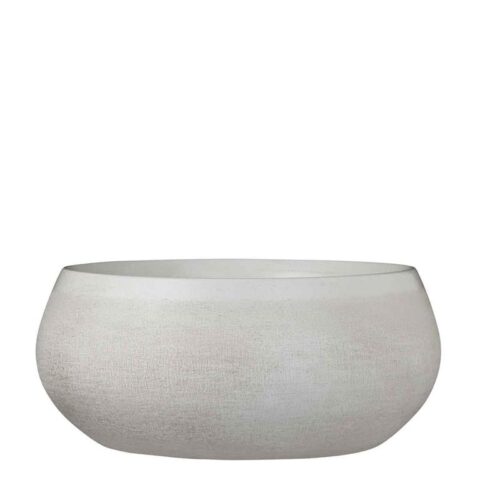 Mica Decorations douro ronde schaal gebroken wit maat in cm: 14 x 34 Tafelaccessoires Wit Keramiek