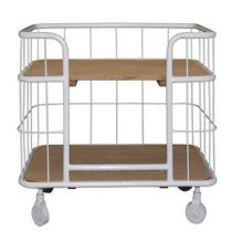 New Routz Bakery Trolley Opbergen Wit Metaal