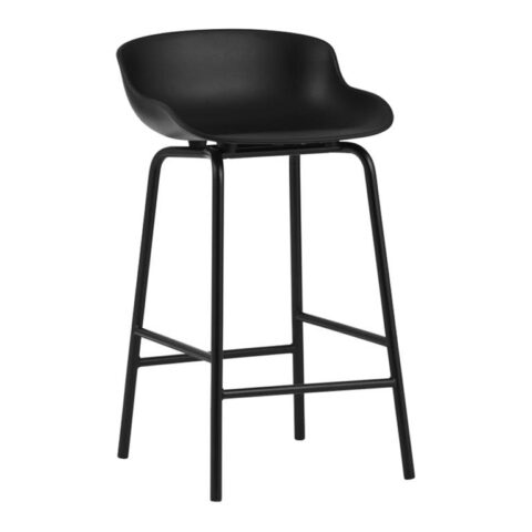 Normann Copenhagen Hyg Barkruk 65 cm - Black Stoelen Zwart Kunststof