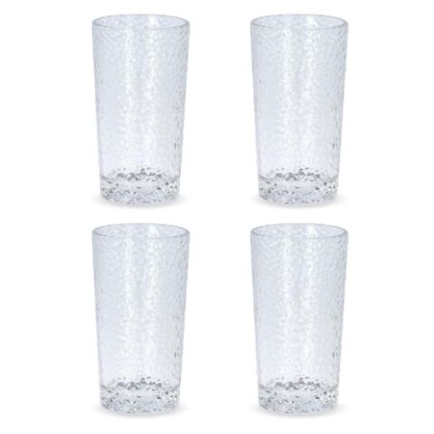 Orange85 Waterglazen 260 ml 4 Stuks Drinkglazen Vaatwasserbestendi... Glazen Transparant Glas