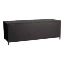 PTMD Laco Salontafel - 117 x 44 x 42 cm - Metaal - Zwart Tafels Zwart Metaal