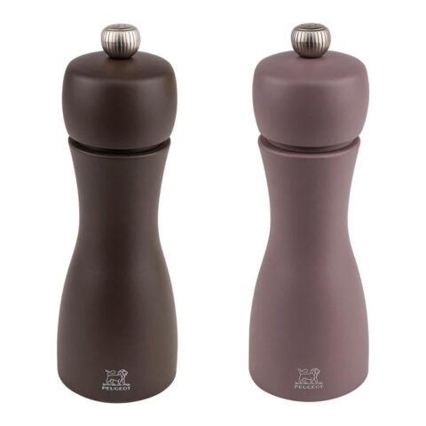 Peugeot Tahiti Duo Geschenkset 15 cm - Aubergine Peper & zoutmolens Paars Hout