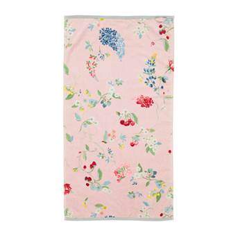 PiP Studio Hummingbirds Douchelaken 70 x 140 cm Badtextiel Roze Velours