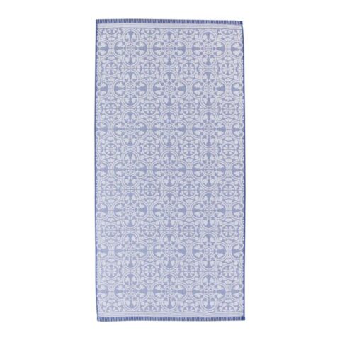 Pip Studio Tile de Blue Handdoek 70 x 140 cm Badtextiel Blauw Katoen