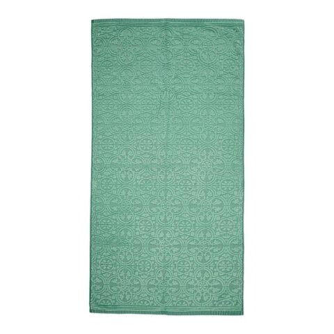 Pip Studio Tile de Pip Badhanddoek 70 x 140 cm - Groen Badtextiel Groen Katoen