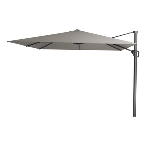 Platinum Challenger T1 Zweefparasol Premium 3x3 m. - Manhattan Grey Zonwering Grijs Spuncrylic