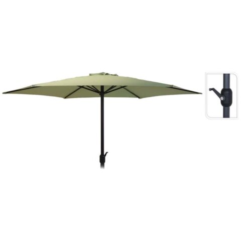 ProGarden Parasol Monica 270 cm groen Zonwering Groen Staal