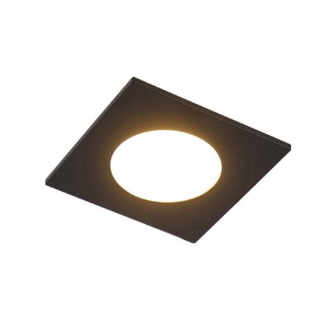 QAZQA LED Tuinspot simply - Zwart - Modern - L 90mm Buitenverlichting Zwart Kunststof