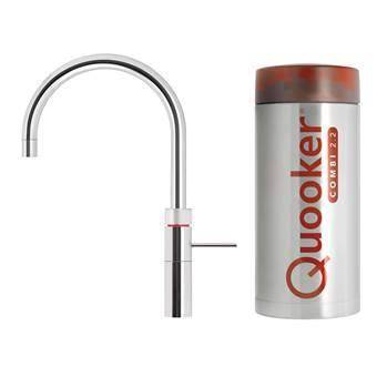 Quooker COMBI+ Fusion Round Kokendwaterkraan Keukenapparatuur Zilver Chroom