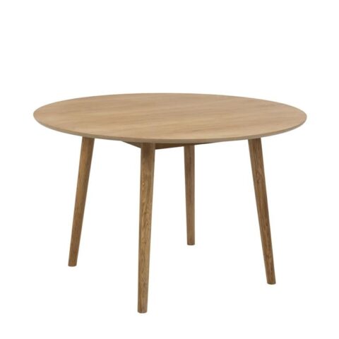 Rebellenclub Tarnaby Eetkamertafel Rond - Eiken Ø120 cm Tafels Bruin Hout