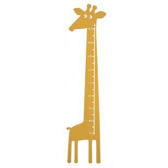 RoomMate Giraf Meetlat Baby & kinderkamer Geel Metaal