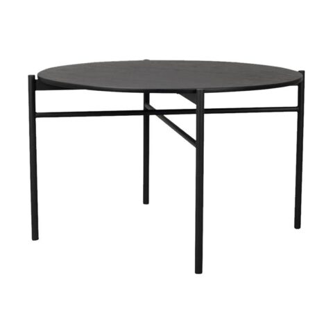 Rowico Home Skye ronde houten eettafel zwart - Ø 120 cm Tafels Zwart Hout