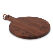 Safaary - Snijplank Tray Mango Ø 30cm Tafelaccessoires Bruin Hout