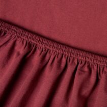 Saiko jersey hoeslaken voor topper 120-130/200-220 Beddengoed Rood Jersey