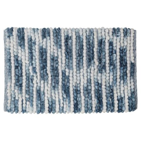 Sealskin Vintage Badmat 50 x 80 cm Badtextiel Blauw Polyester