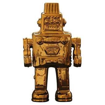 Seletti Memorabilia Robot Limited Edition Woonaccessoires Goud Porselein